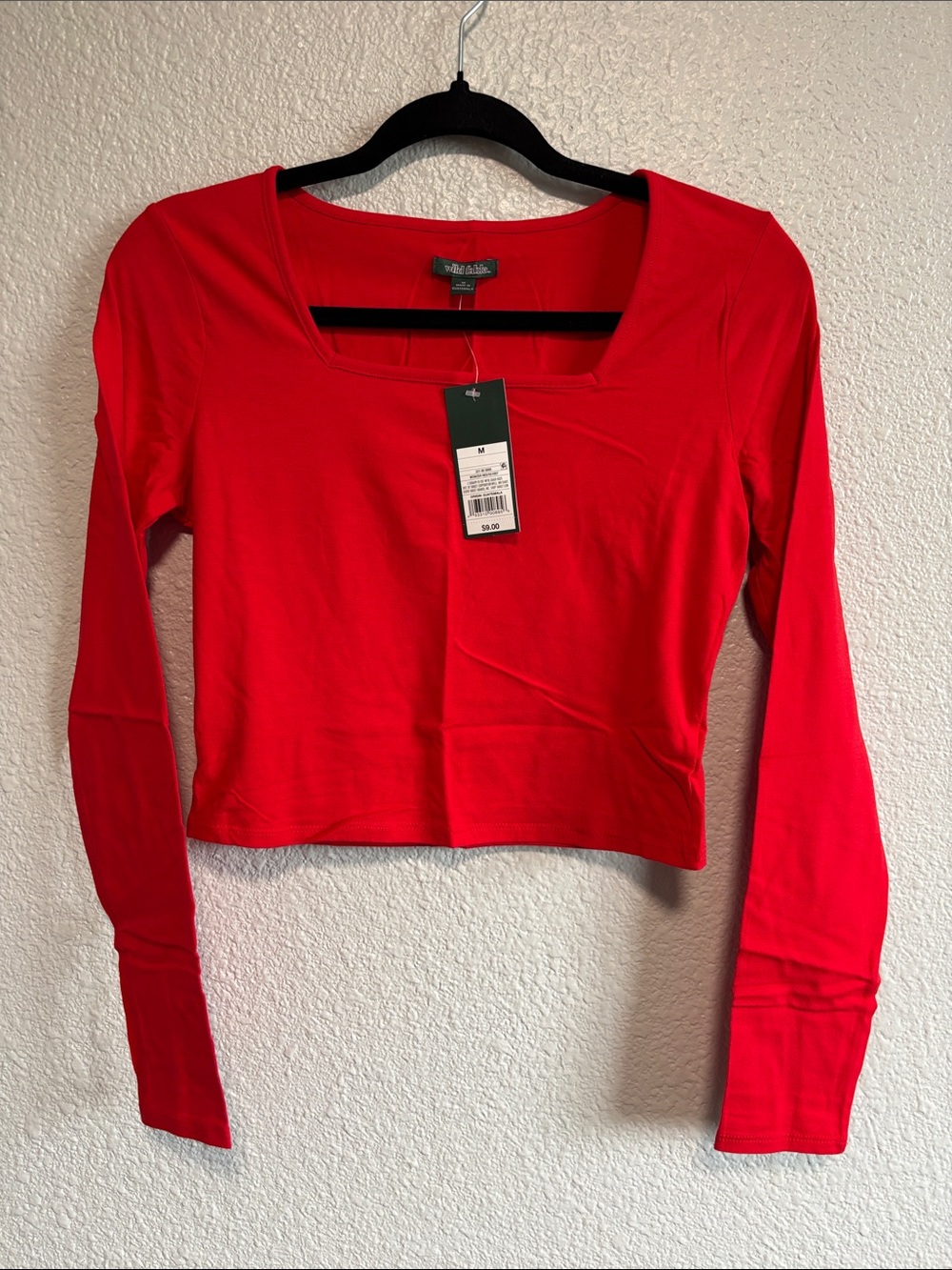Wild Fable Long Sleeve Square Neck T-Shirt